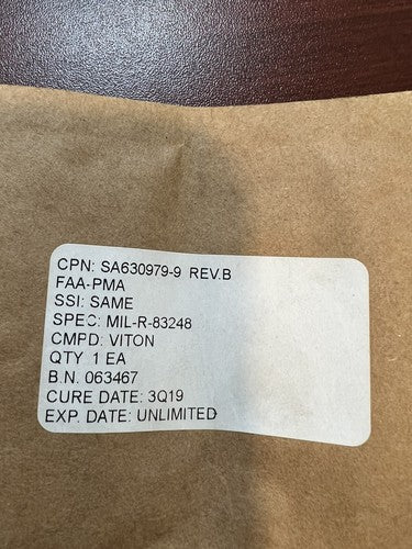 Superior - O-Ring P/N: SA630979-9