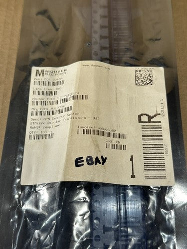 P/N: MJE3055T Mouser Electronics Transistor - BJT NPN Gen Pur Switch - Set of 50