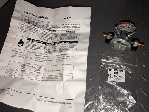 White-Rodgers: DC Power Contactor 24V (70-117224) P/N: 11-05799