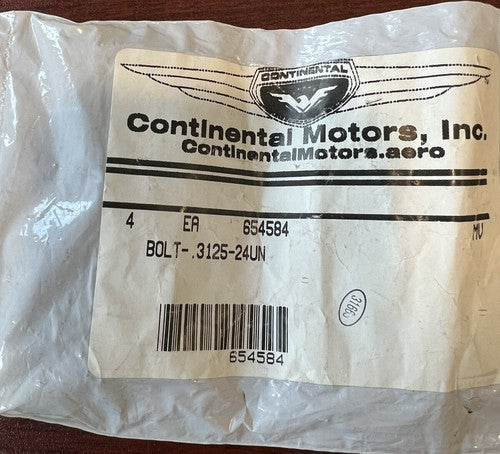 TCM - Bolt .3125-24UNF3A x 1 P/N: 654584