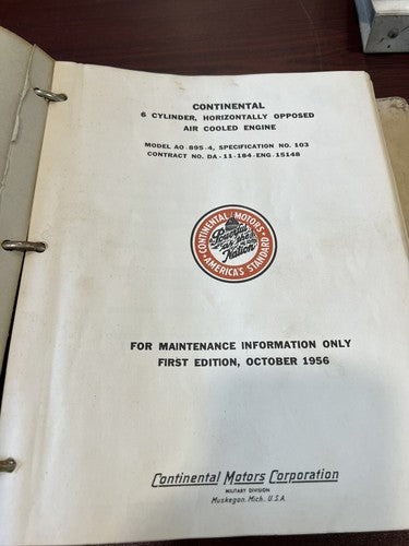 TCM: Model A0-895-4, Maintenance & Overhaul Manual
