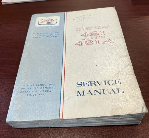 Cessna - Models' 421 & 421A - Service Manual