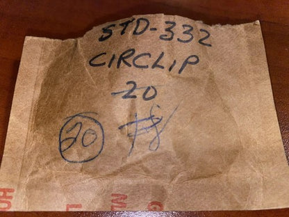 Lycoming - Circlip .81 X .04 P/N: STD-332