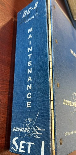 Douglas Aircraft Company, Inc. DC-8 Maintenance Manual Vol. IV