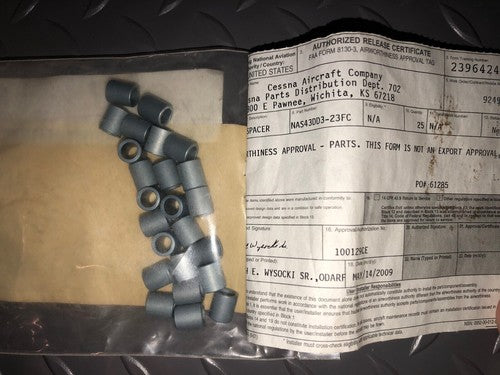 Cessna - Spacers (4 Count) P/N: NAS43DD3-23FC