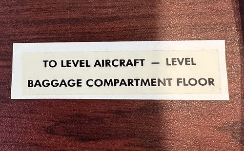 Textron: Decal (w/ Form 8130-3) P/N: 169-534019