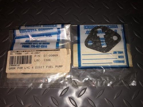 Lycoming - Gasket (Digit Fuel Pump) P/N: 07-00869