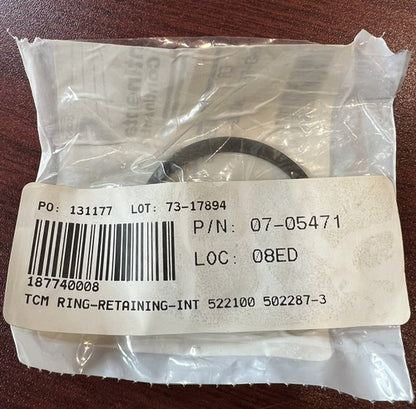 TCM - Snap Ring Retaining Interior P/N: 07-05471