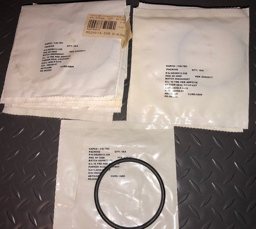 KAPCO / VALTEC / PARKER: O-Ring P/N: MS29513-338