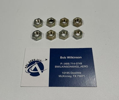 P/N: AN315-5R Aeronautical Standard Steel Nut, Plain, Hexagon