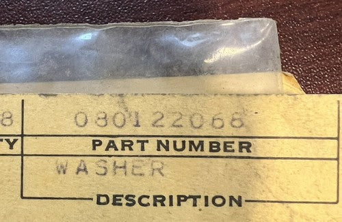 Piper - Washer P/N: 080122068
