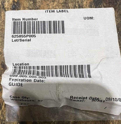 TCM - Valve Guide P/N: 625855P005