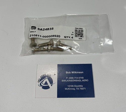 P/N: SA24835 Superior Bolt - Set of 5