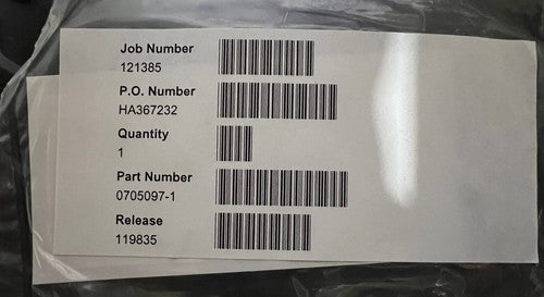 Cessna - Placard P/N: 0705097-1