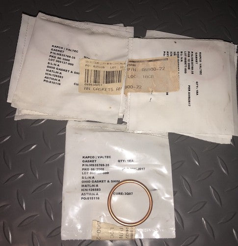 KAPCO / VALTEC Gasket & Shim (2 Count) P/N: MS35769-35