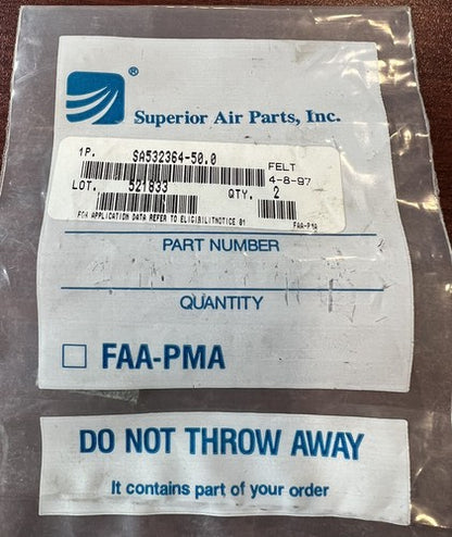 Superior - Felt P/N: SA532364-50.0