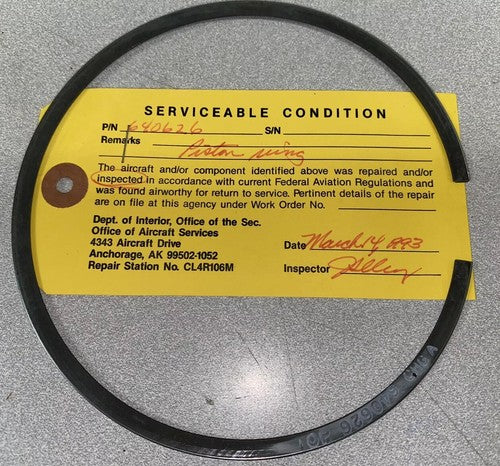 TCM - Piston Ring (Replaced By 654719) P/N: 640626