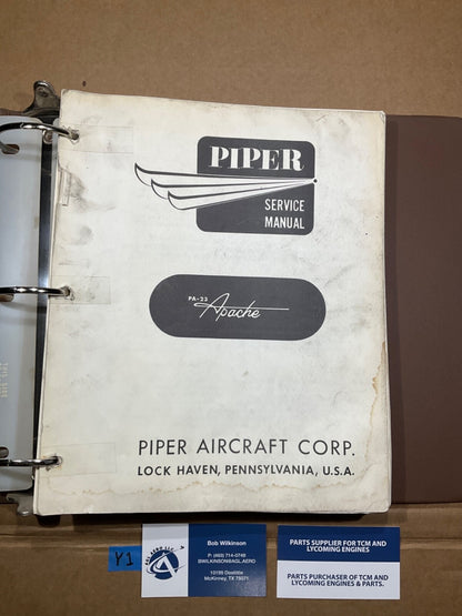 Service Manual Piper PA-23 Apache (1960)