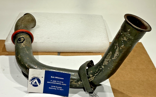 P/N:  LW-10483 Lycoming intake pipe With probe hole (AR) - for one