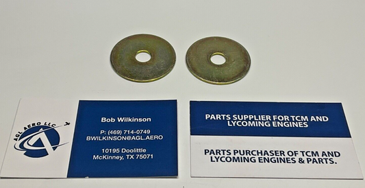P/N: AN970-6 Cessna Washer (NE) - for set of 2, with CofC