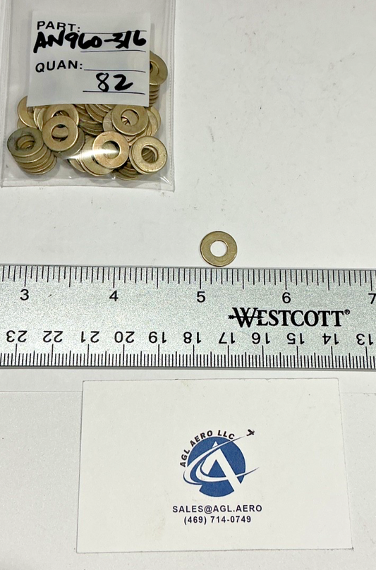 P/N: AN960-316 TCM Washer (NE) - for set of 4