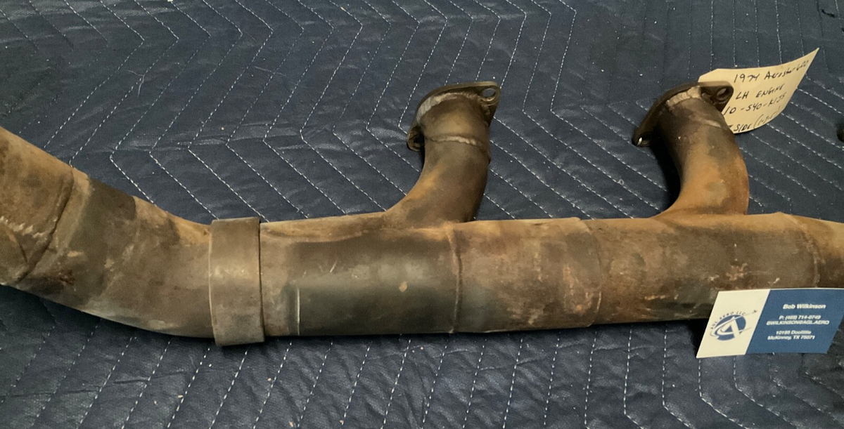 P/N: 320005-19 / 320005-15 Right Hand Exhaust Assy 1974 Aerostar 600 (AR)
