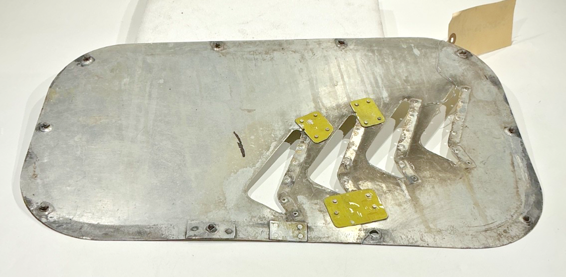 P/N: 002-410023-2 Beech Bonanza R/H Engine Door Louver (damaged)  (AR) - for one