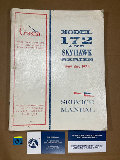 Service Manual Cessna 172 & Skyhawk Series 1969-1974 (July 1973 Change)