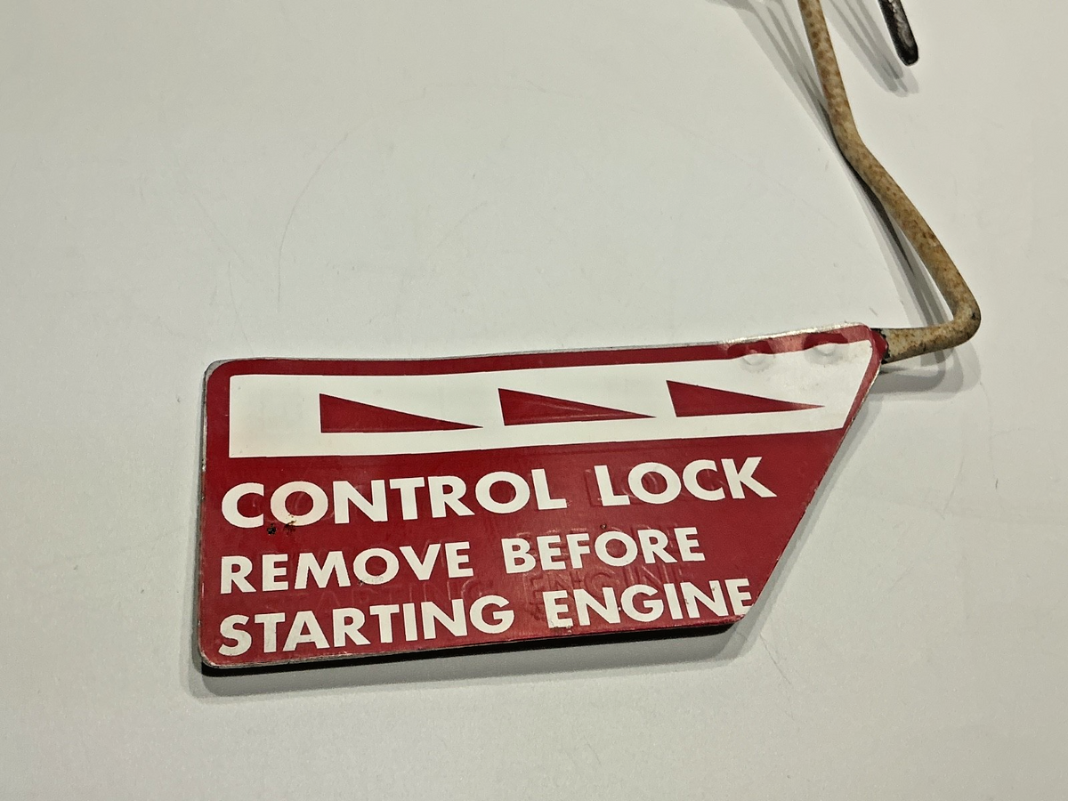 P/N: 1260463-18 Cessna Control Lock (AR) - for one