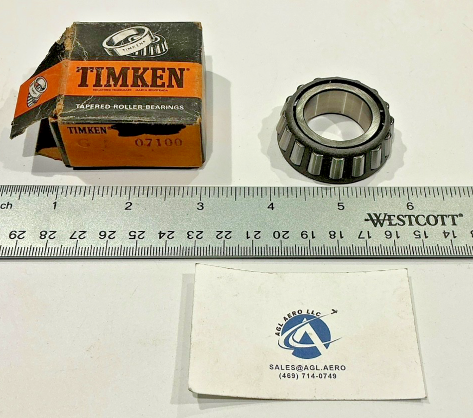 P/N: 07100 Timken Bearing (NOS)