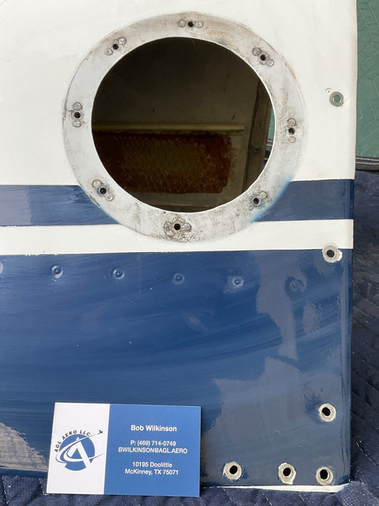 P/N: 105-410000-5 Beechcraft Duchess 76 Upper Left Hand Nose Skin Fuselage (AR)