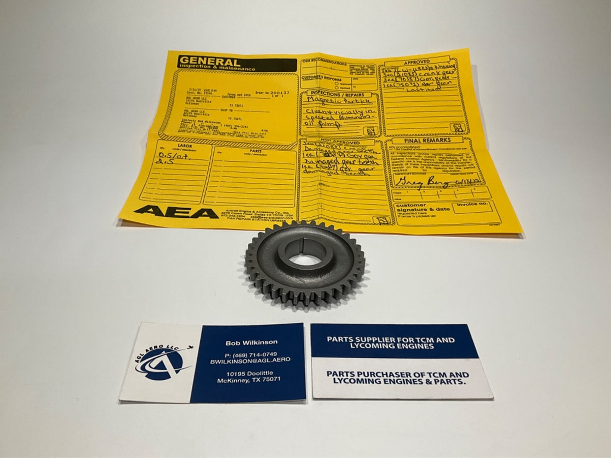 P/N: 70387 Lycoming Gear - Camshaft - Gov Drive (Inspected)
