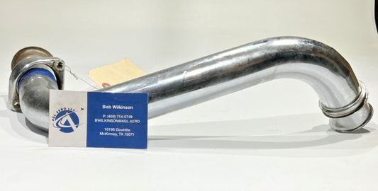 P/N:  79002 Lycoming pipe, Plated (AR) - for one