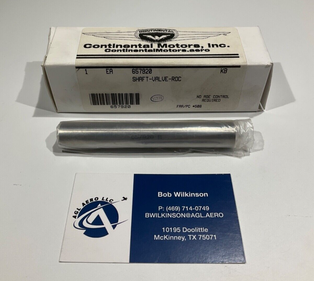 P/N: 657920 Shaft Valve Roc
