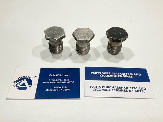 P/N: 65705 Lycoming Oil Relief Plug (AR; for one plug)