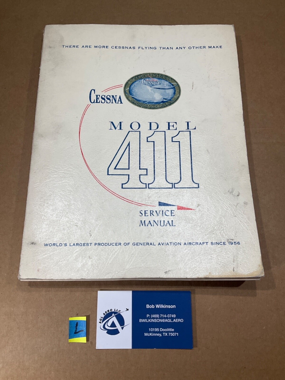 Service Manual Cessna 411; January 1965