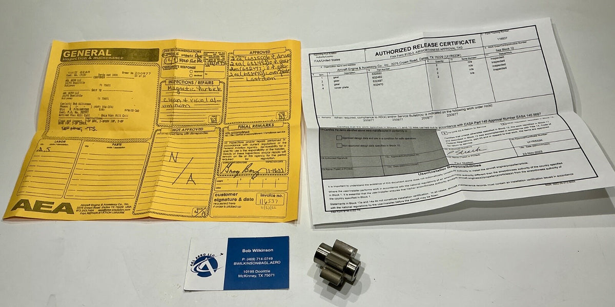 P/N: 632492 Oil Pump Drive Gear (IN) - for one