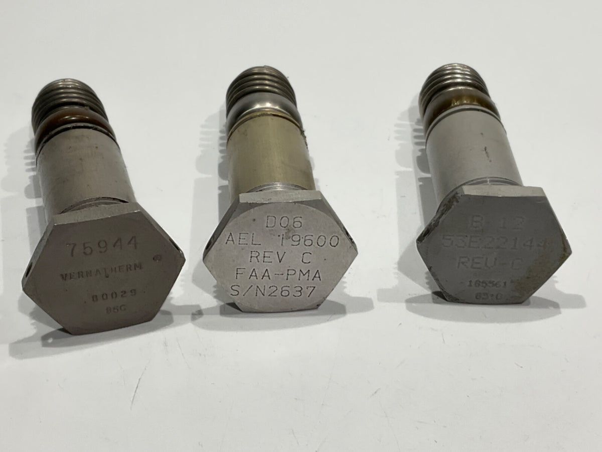 P/N: AEL19600 / 75944 / 53E22144 Valve Temp Control - Vernatherm (for one)
