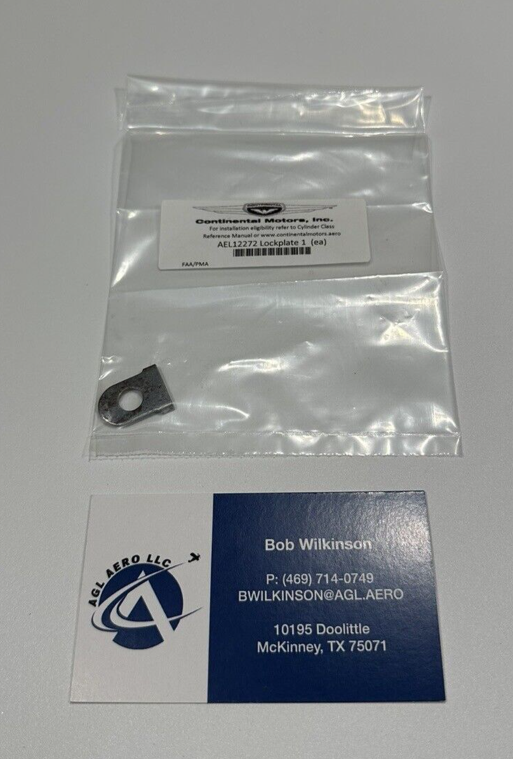 P/N: AEL12272 Continental Lockplate Pushrod Shroud