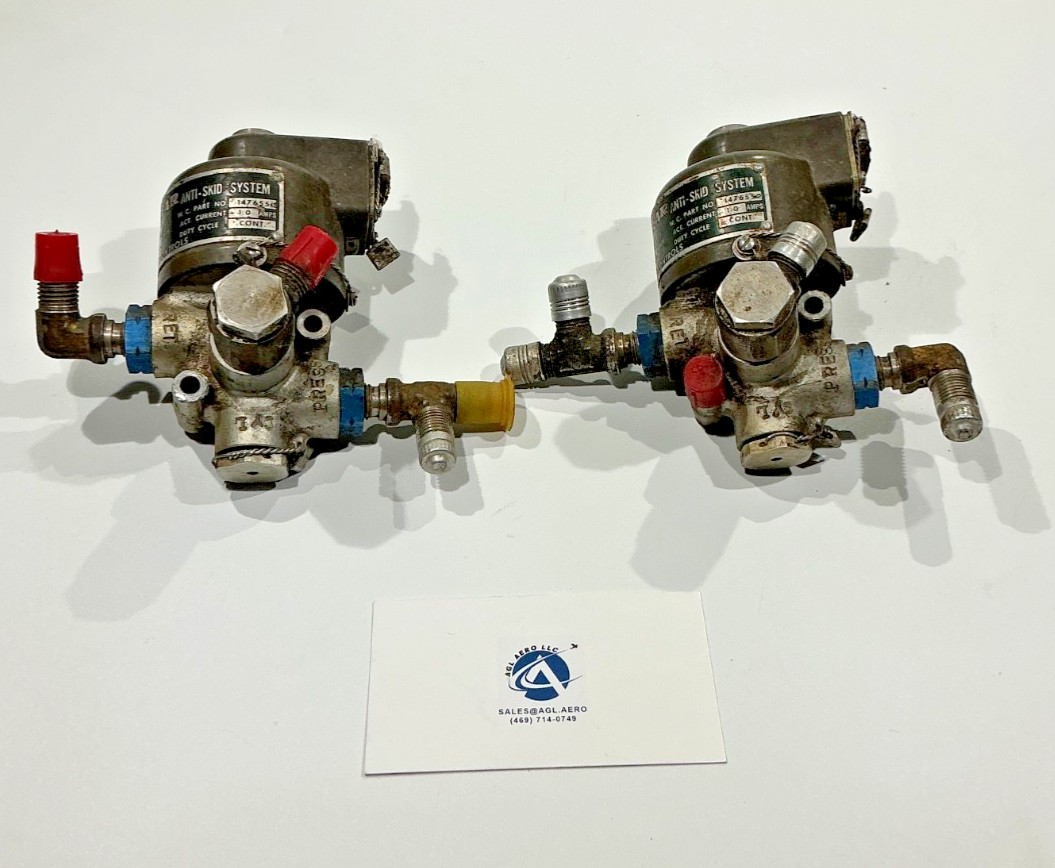 P/N: 147655-2 (Alt: 9543007) Goodyear Anti-Skid System Solenoid Valve