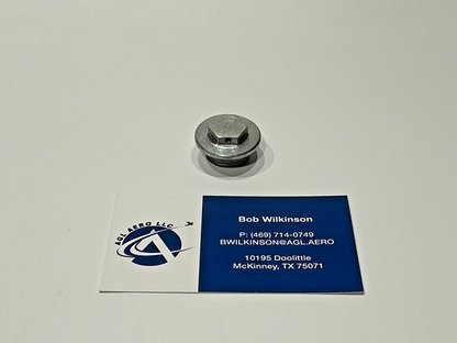 P/N: LW-13896 Lycoming Plug -.750-16 HEX HD (NE) - for one