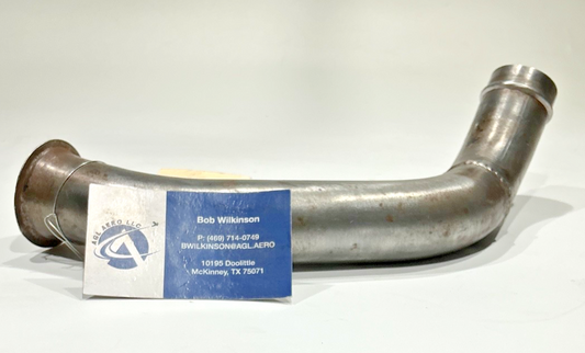 P/N:  73921 Lycoming pipe, welded repaired (AR) - for one