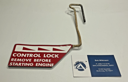 P/N: 1260463-18 Cessna Control Lock (AR) - for one