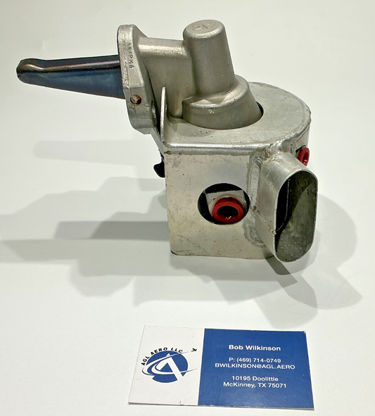 P/N: 41271 Fuel Pump for Lycoming Engine - with Cooling Shroud (AR, low time)