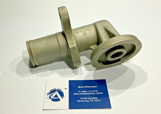P/N: 646253 TCM Oil Filter Adapter - Clean / Alodyned (AR) - for one