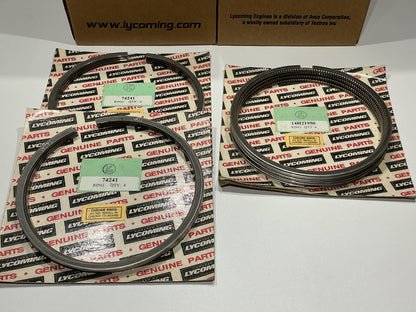 P/N: 75089 Lycoming Pistons set with Rings (NE) - sold as SET