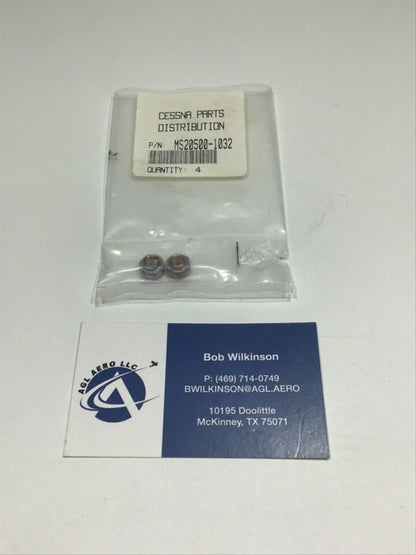 P/N: MS20500-1032 Self Locking Nut (for one)
