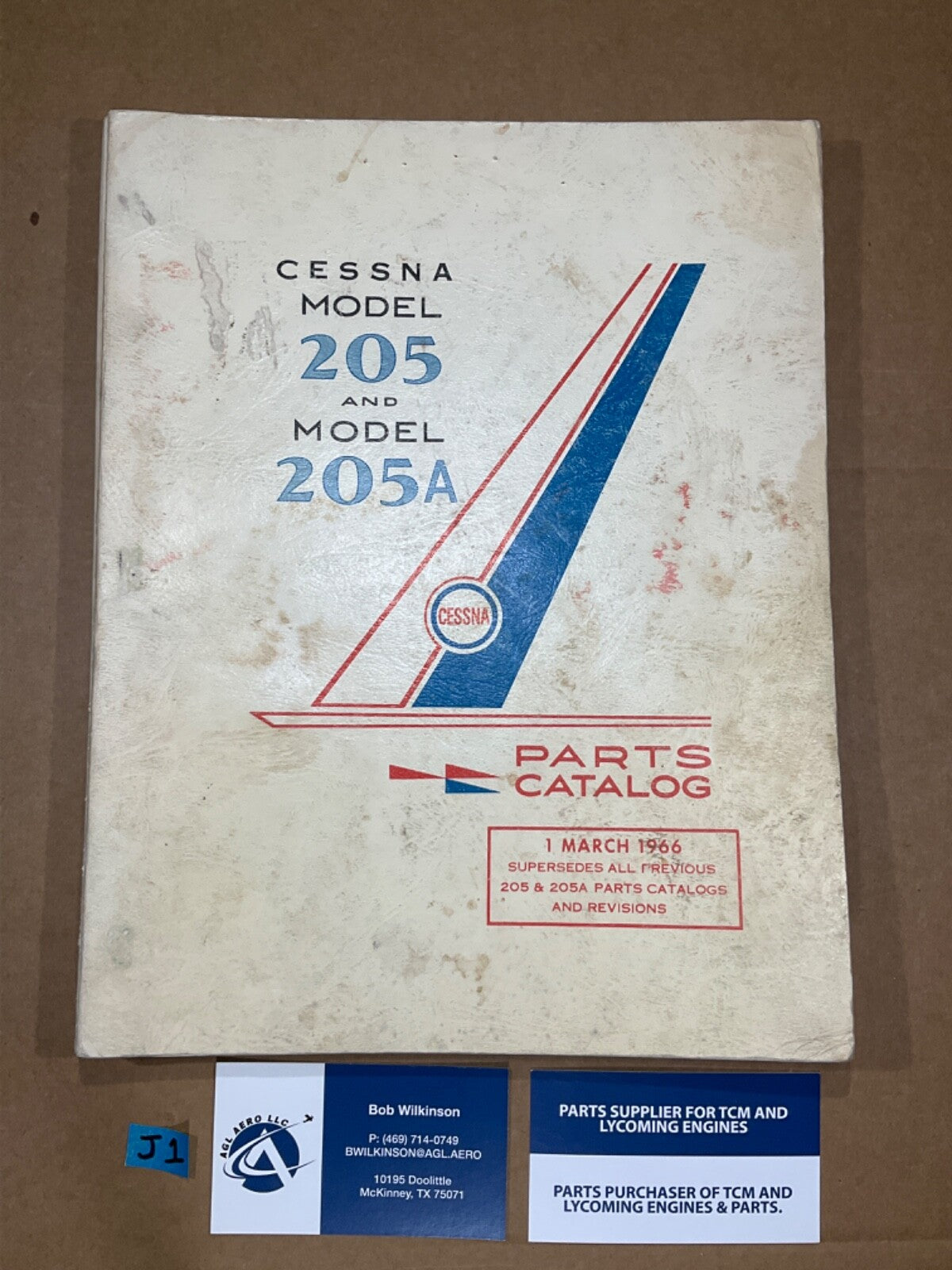Parts Catalog Cessna 205 & 205A (March 1, 1966)