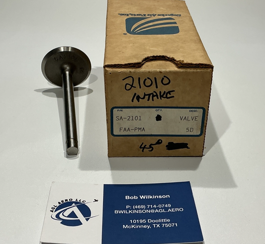 P/N: SA2101 Superior Intake Valve - 45 degree (NE) - for one valve