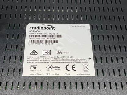P/N: AER1650 - Cradlepoint Wireless Router